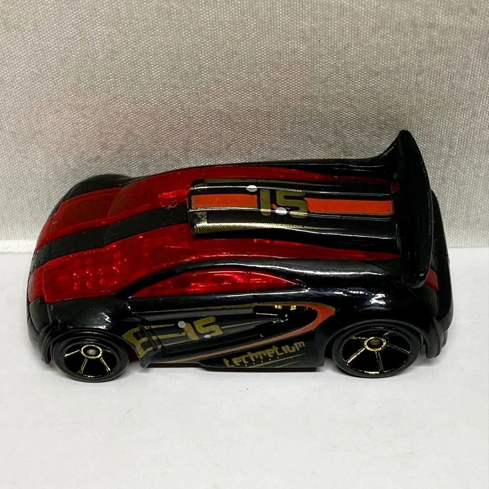 Hot Wheels AcceleRacers Technetium Black Red 1/64 Die-cast HW Car Rare GUC